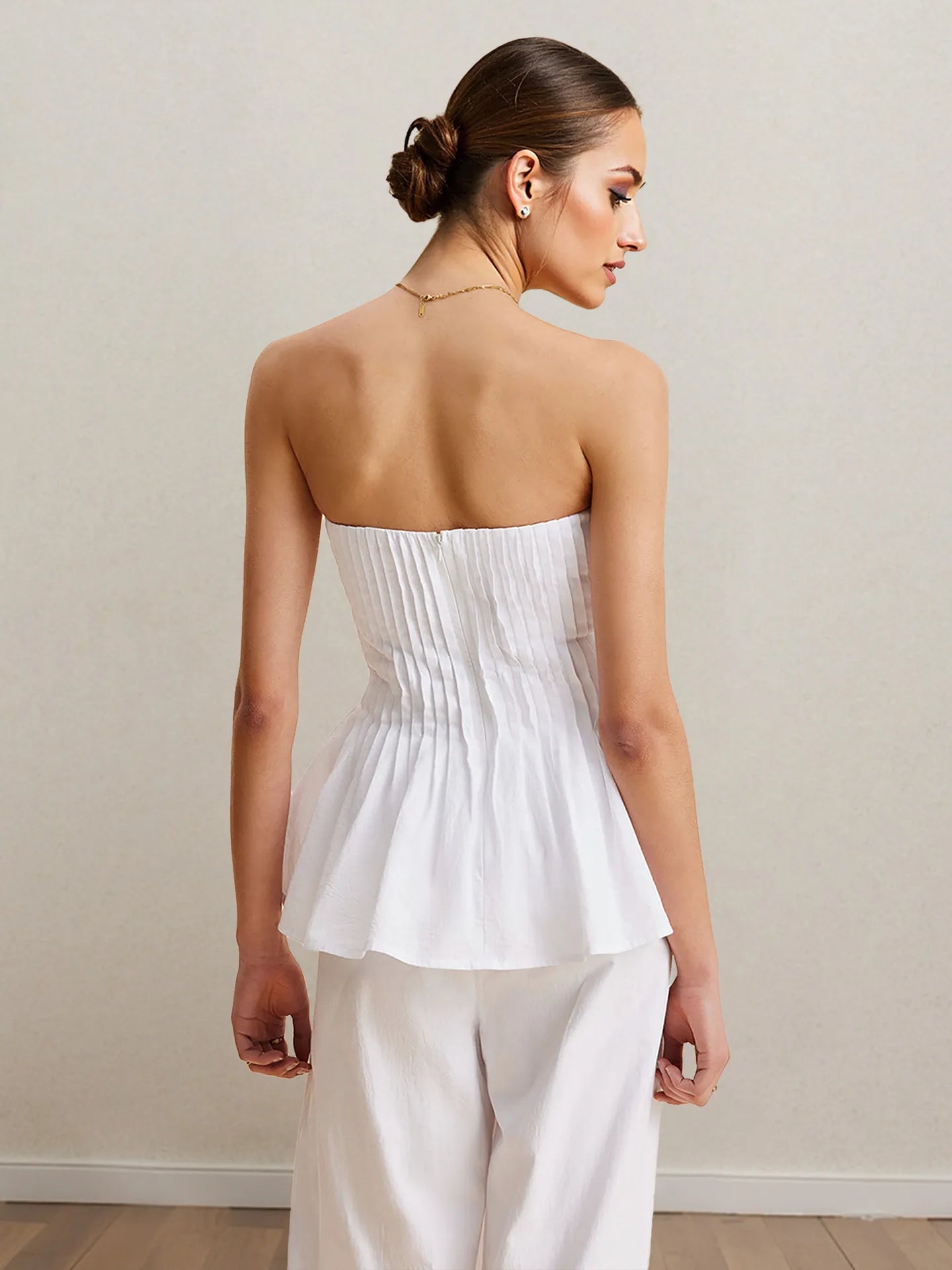 ANDRÉSD swell peplum set up pants dress peplum tulle set up pants dress | ANDRESD