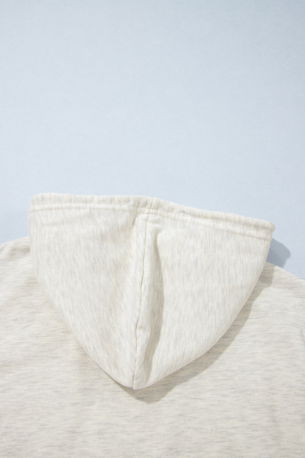 Camille Noelle Gray Color-Block Denim Hoodie