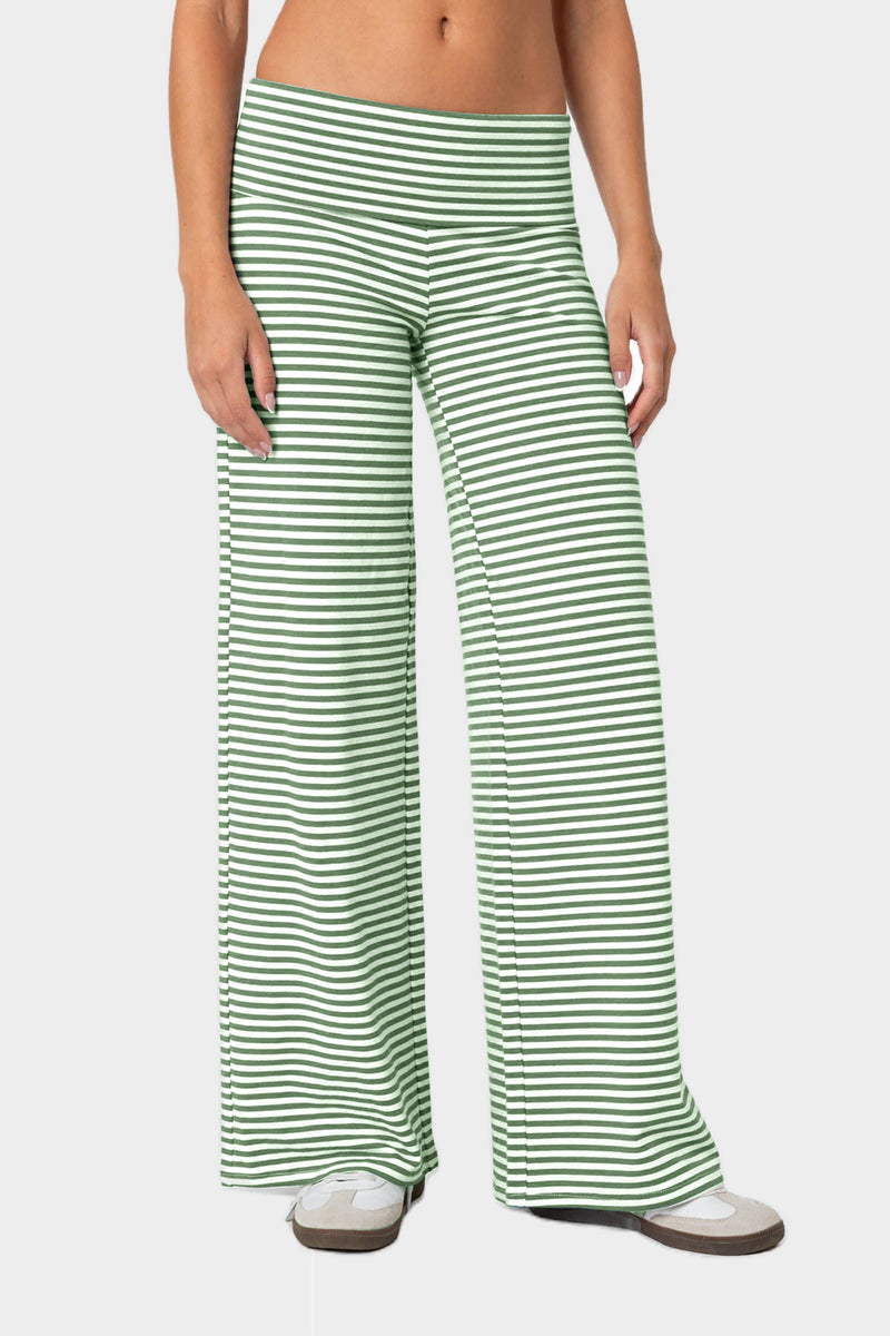 Hazel Blues® |  Striped Wide Leg Pants