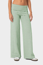 Hazel Blues® |  Striped Wide Leg Pants