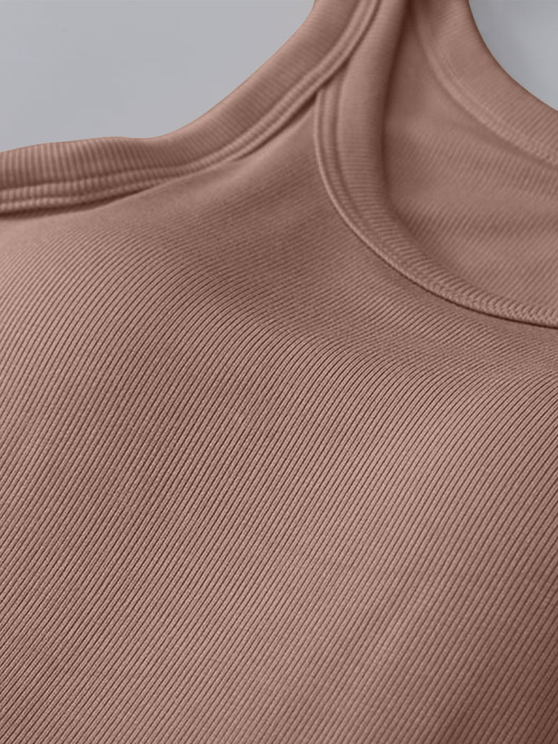 Hazel Blues® |  Round Neck Tank with Bra