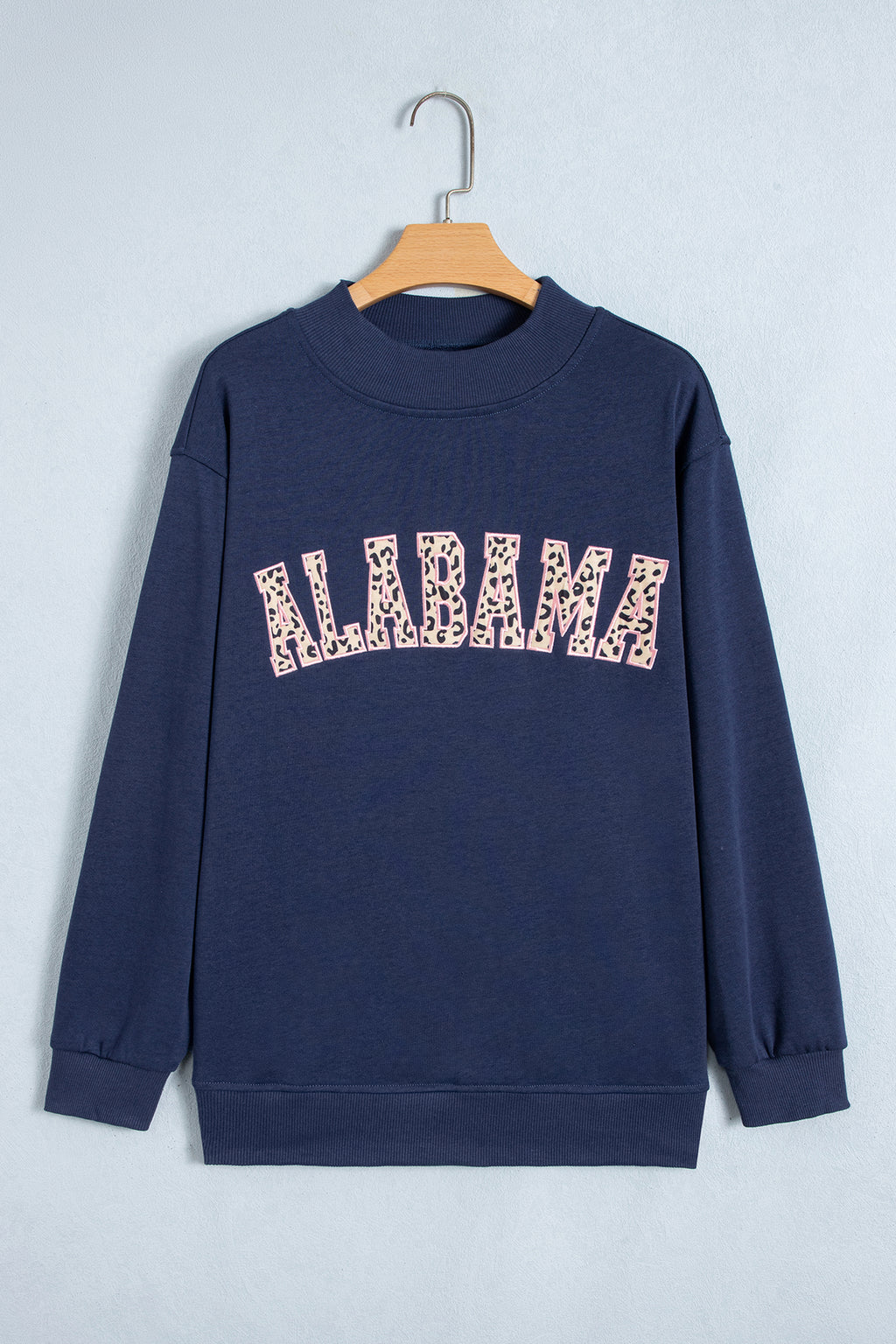 Giselle Pearl Leopard Embroidered Sweatshirt