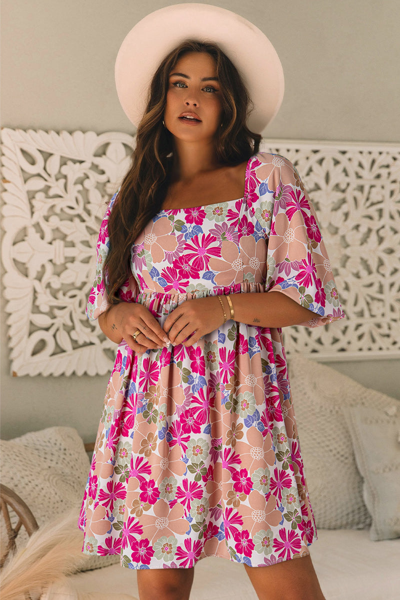 babydoll dress summer White Styles for Outfits Bust 38 Forever Summer Floral Babydoll Dress