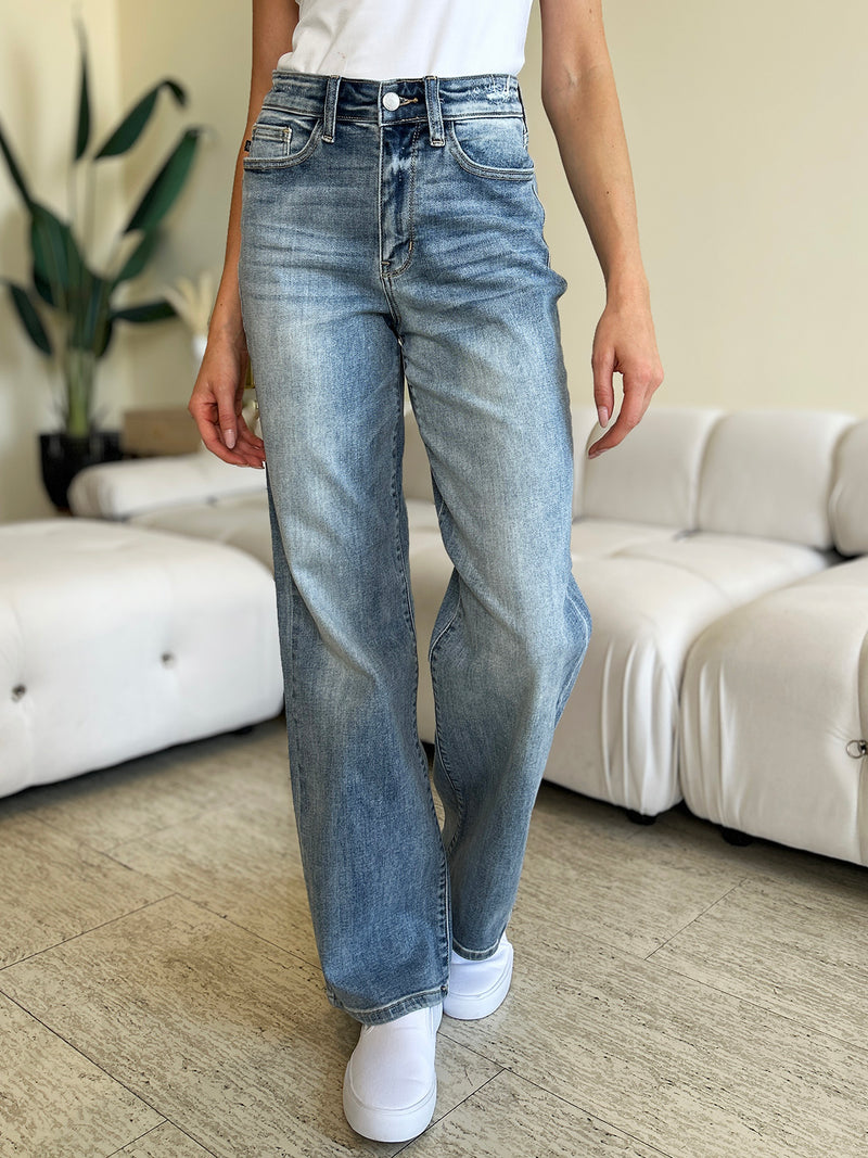 Hazel Blues® |  Judy Blue High Waist Straight Jeans