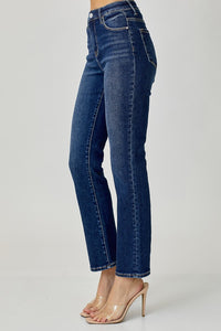 Hazel Blues® |  RISEN High Waist Straight Jeans