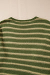 Hazel Blues® |  Striped Round Neck Dropped Shoulder Sweater