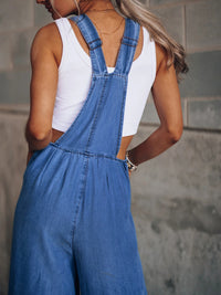 Hazel Blues® |  Wide Leg Denim Overalls