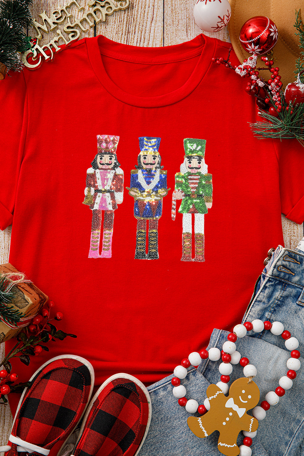 Nutcracker Nights Sequin Shirt