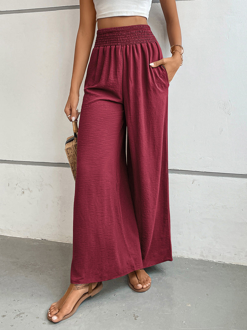 Hazel Blues® |  Perfee Wide Leg Pants with Pockets