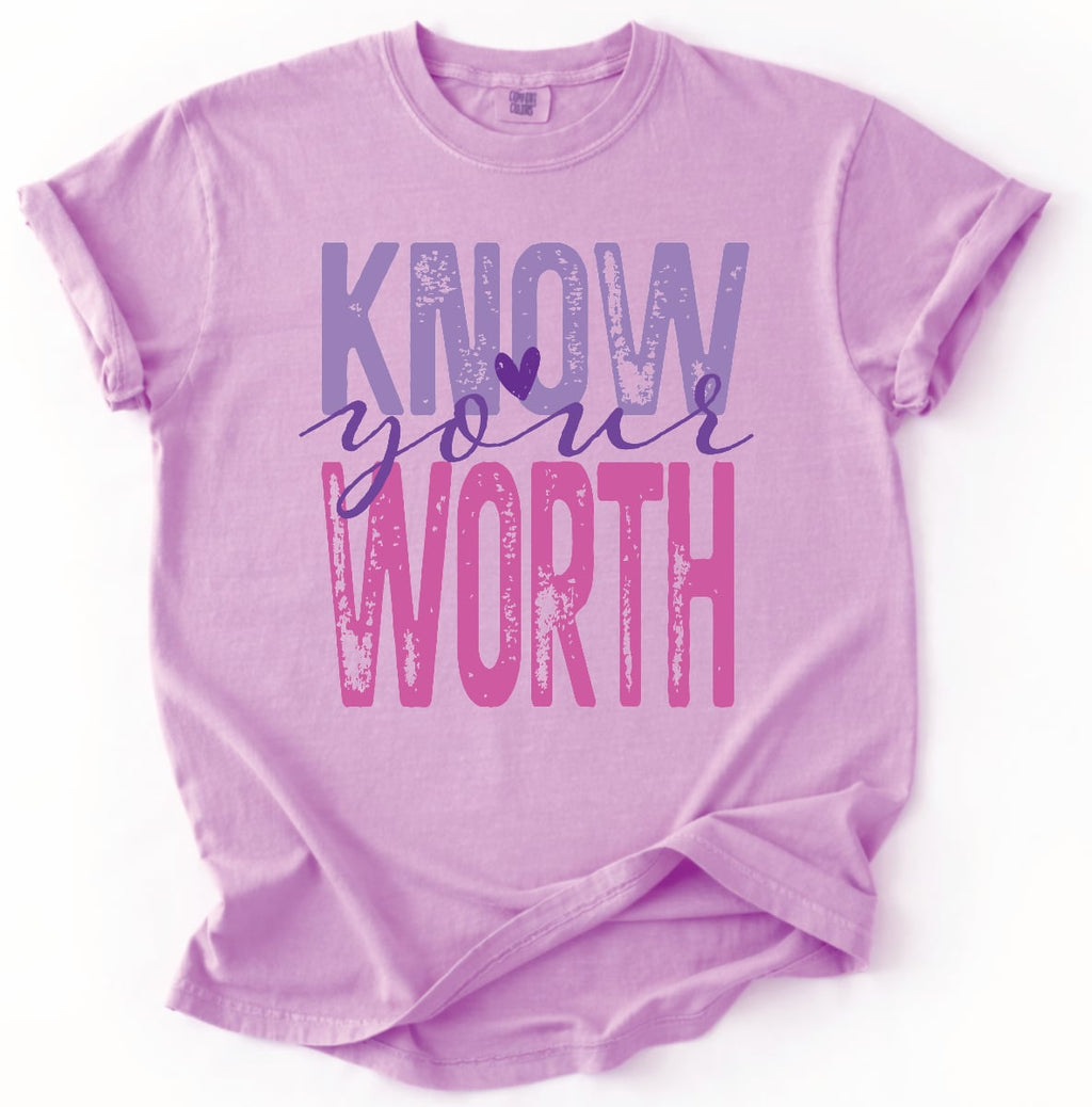 Know Your Worth Graphic Tee
