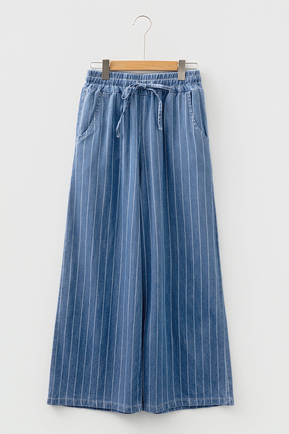 Saylor Quinn Striped Wide-Leg Pants