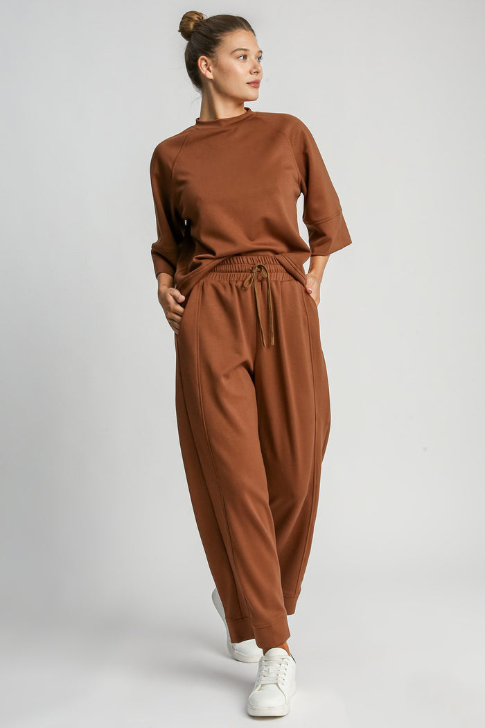 Hazel Blues® |  Umgee Drawstring Wide Leg Pants with Pockets