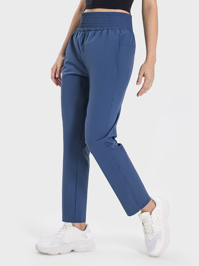 Hazel Blues® |  Pocketed High Waist Active Pants