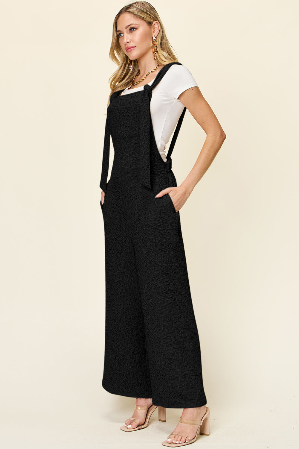 Hazel Blues® |  Double Take Sleeveless Wide Leg Jumpsuit