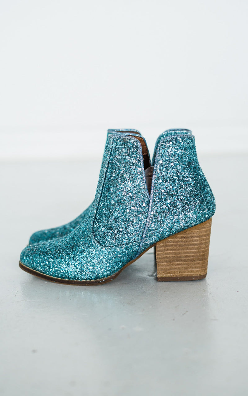 Hazel Blues® |  Fiera Booties in Blue