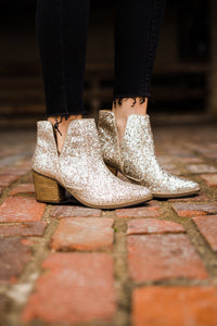 Hazel Blues® |  Fiera Booties in Gold