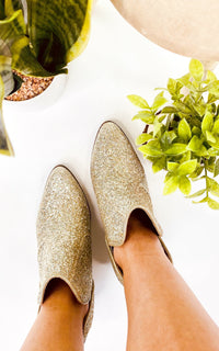 Hazel Blues® |  Fiera Booties in Gold