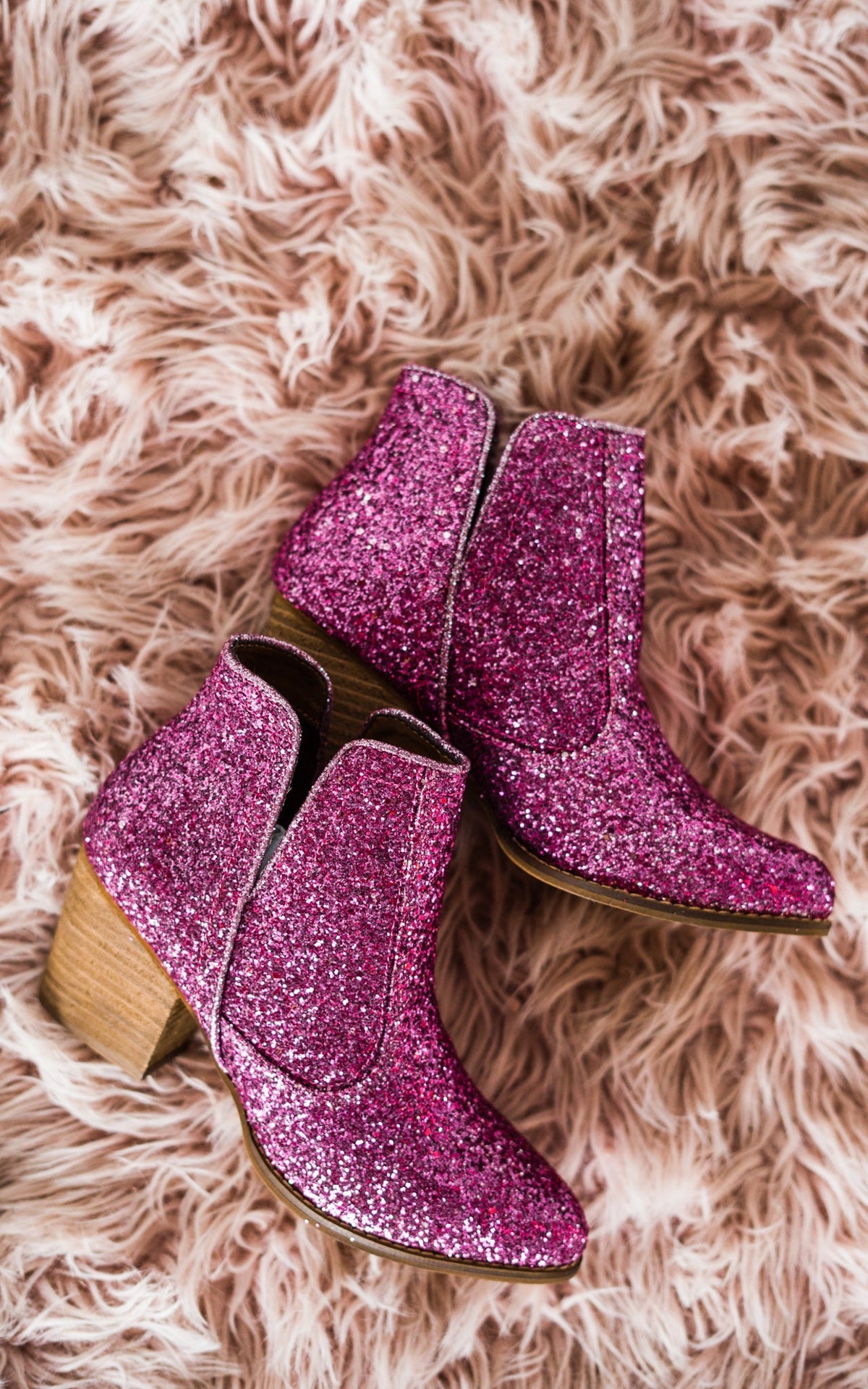 Hazel Blues® |  Fiera Booties in Pink