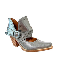 Hazel Blues® |  Fiona Ankle Boot in Silver