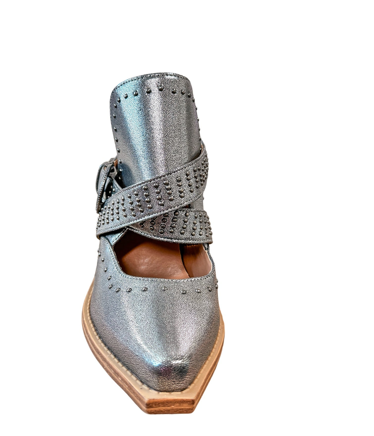 Hazel Blues® |  Fiona Ankle Boot in Silver