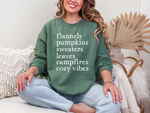 Hazel Blues® |  Flannels Pumpkins Sweatshirt in Multiple Colors