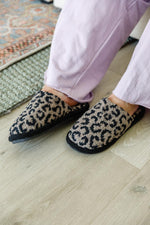 Hazel Blues® | Fuzziest Feet Animal Print Slippers In Mocha - Hazel Blues®