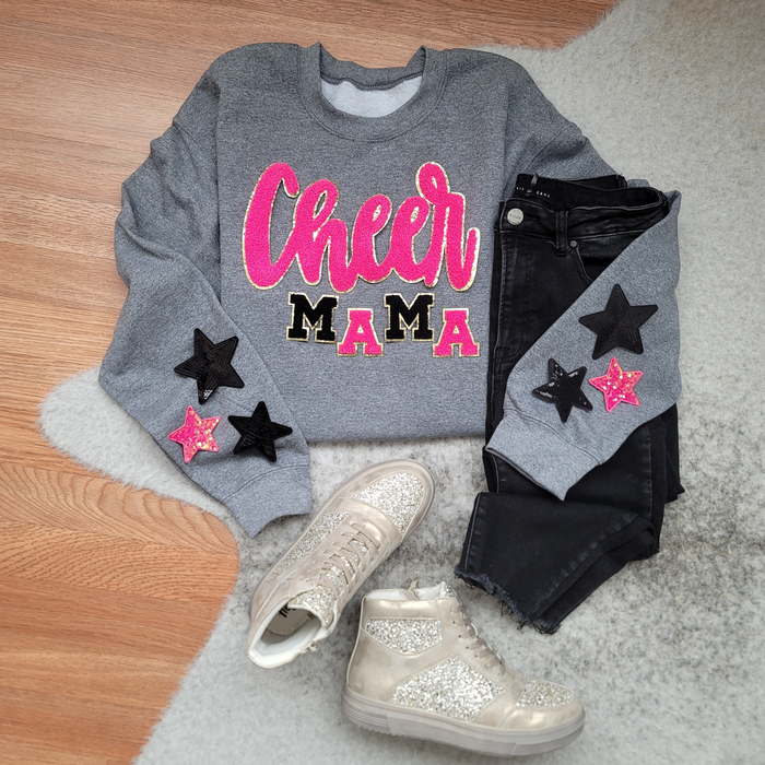 Hazel Blues® |  Cheer Mama Chenille Sweatshirt