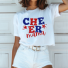 Hazel Blues® |  Cheer Mama Glitter Graphic Tee