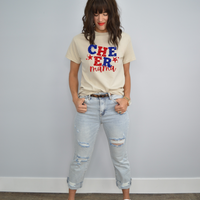 Hazel Blues® |  Cheer Mama Glitter Graphic Tee