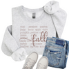 Hazel Blues® |  Fall Things Graphic Sweatshirt