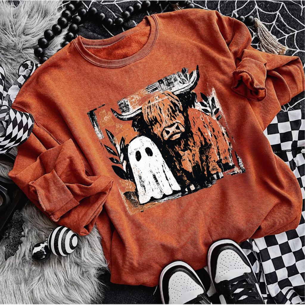 Hazel Blues® |  Halloween Besties Graphic Sweatshirt
