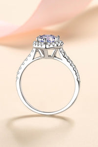 Hazel Blues® | 1 Carat Moissanite Heart-Shaped Ring - Hazel Blues®