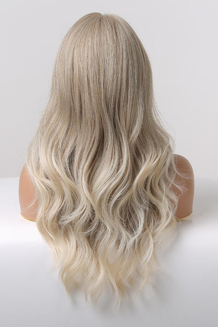 Hazel Blues® | 13*2" Lace Front Wigs Synthetic Long Wave 24" 150% Density in Medium Blonde Highlights - Hazel Blues®