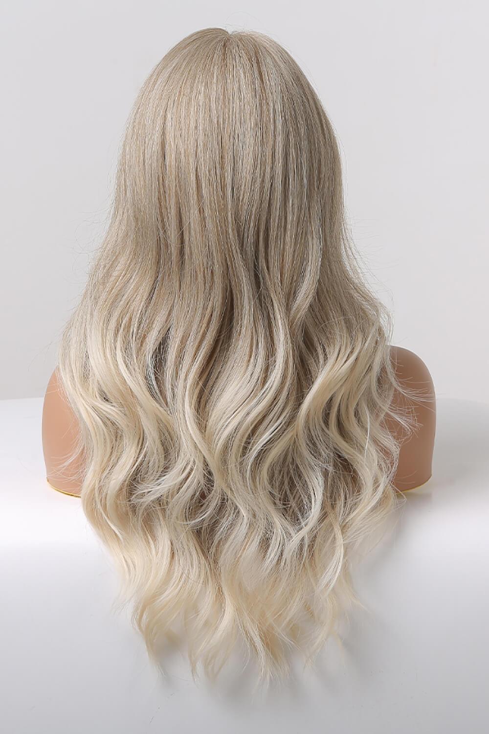 Hazel Blues® | 13*2" Lace Front Wigs Synthetic Long Wave 24" 150% Density in Medium Blonde Highlights - Hazel Blues®