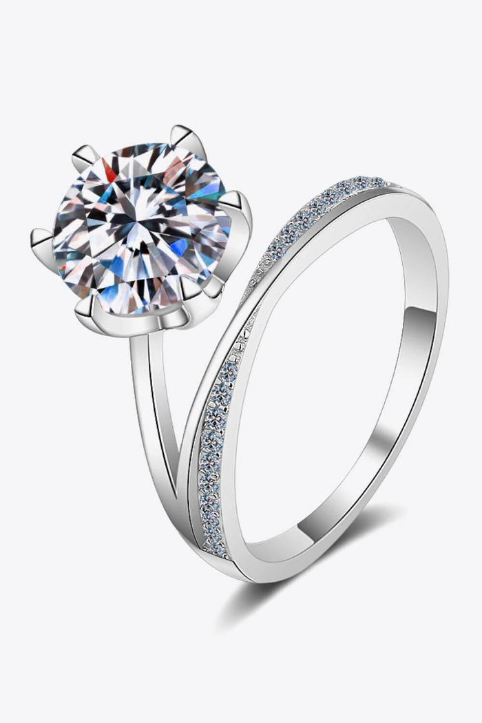 Hazel Blues® | 3 Carat Moissanite 6-Prong Ring - Hazel Blues®