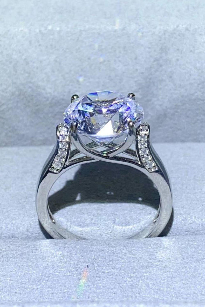 Hazel Blues® | 5 Carat Moissanite Platinum-Plated Ring - Hazel Blues®