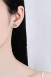 Hazel Blues® | 925 Sterling Silver 4 Carat Moissanite Stud Earrings - Hazel Blues®