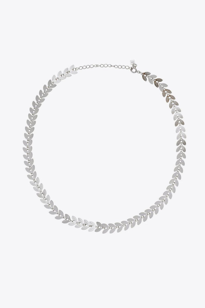 Hazel Blues® | 925 Sterling Silver Leaf Necklace - Hazel Blues®