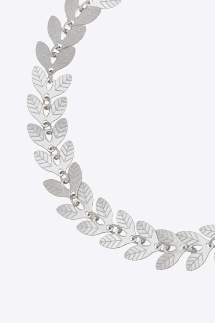 Hazel Blues® | 925 Sterling Silver Leaf Necklace - Hazel Blues®