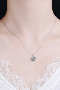 Hazel Blues® | 925 Sterling Silver Moissanite Pendant Necklace - Hazel Blues®