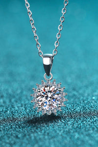 Hazel Blues® | 925 Sterling Silver Moissanite Pendant Necklace - Hazel Blues®