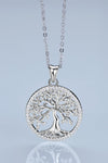 Hazel Blues® | 925 Sterling Silver Moissanite Tree Pendant Necklace - Hazel Blues®