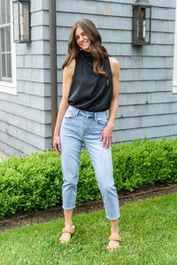 Hazel Blues® | A-Game Mom Fit Jeans - Hazel Blues®