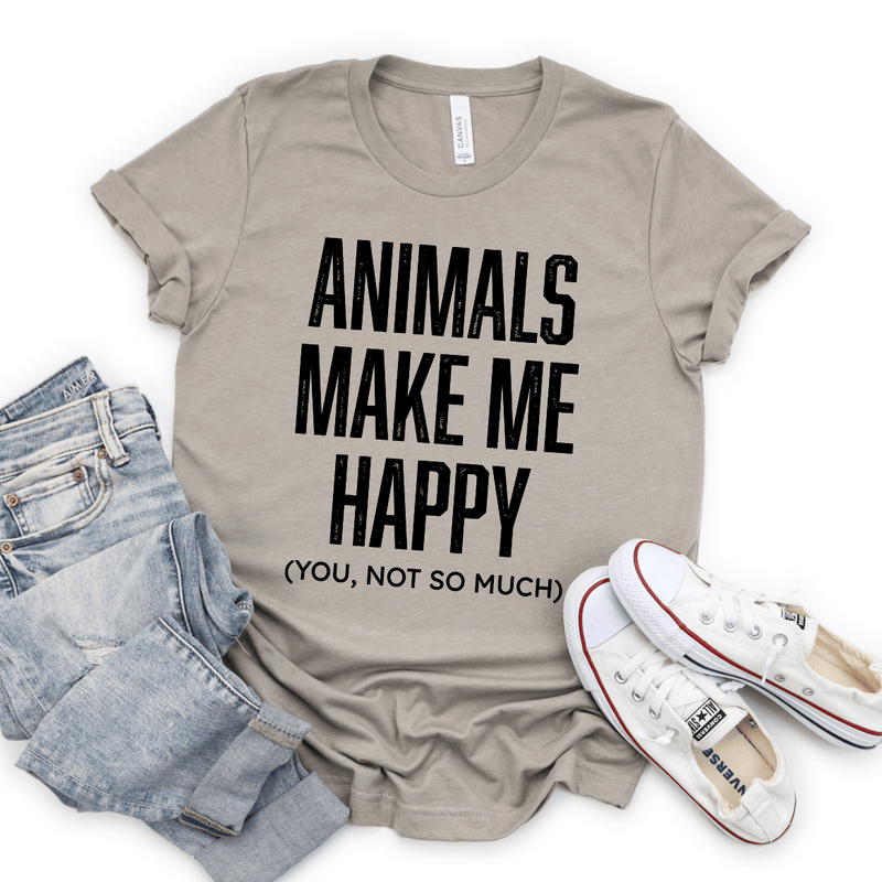 Hazel Blues® | Animals Make Me Happy Graphic - Hazel Blues®