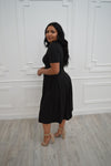 Hazel Blues® | Anything But Basic Midi Dress - Hazel Blues®
