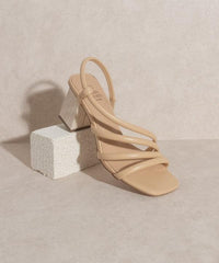 Hazel Blues® | Ashley - Wooden Heel Sandal - Hazel Blues®