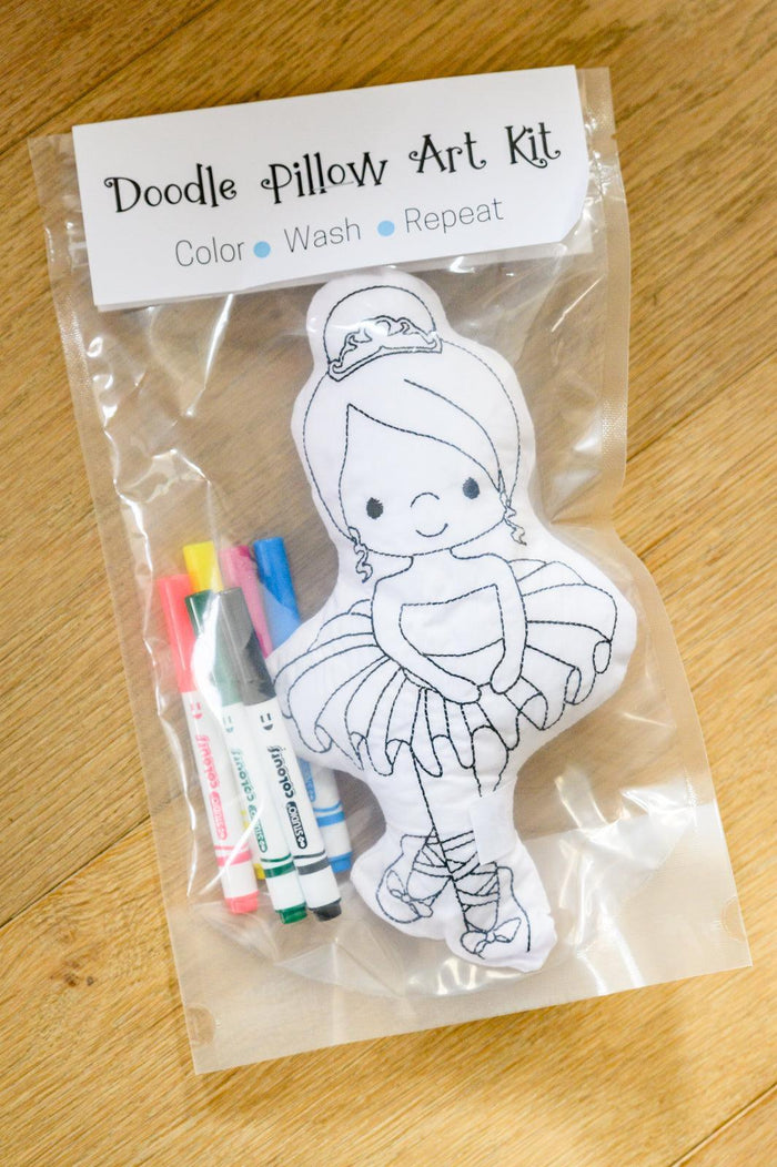 Hazel Blues® | Ballerina Doodle Coloring Activity Doll - Hazel Blues®