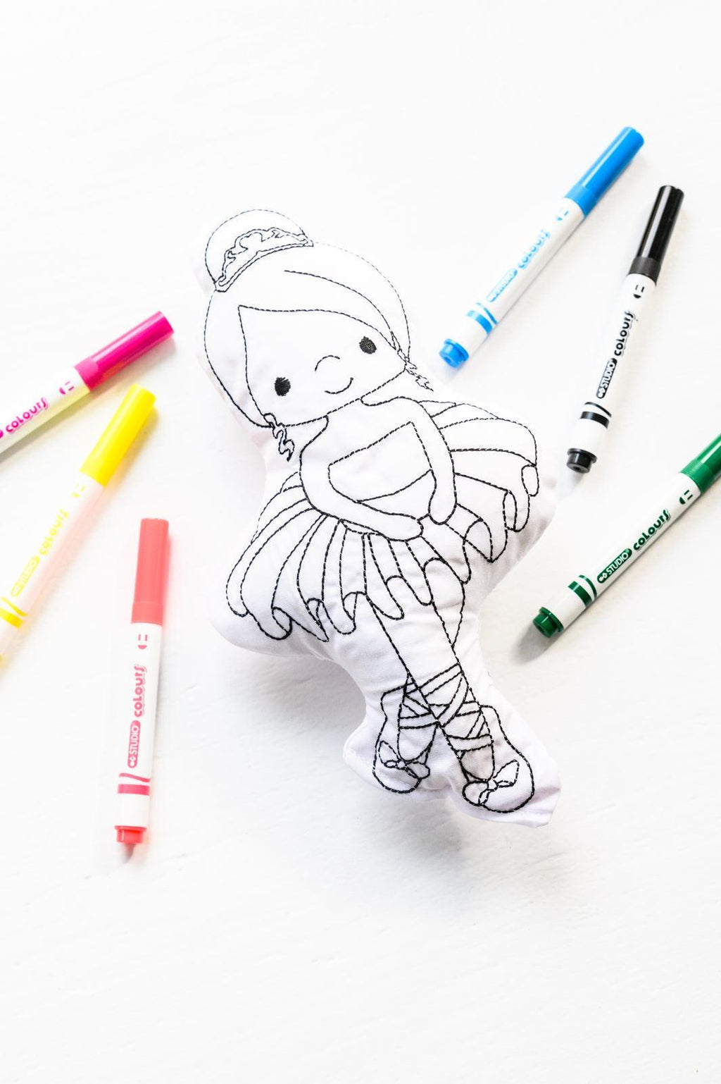 Hazel Blues® | Ballerina Doodle Coloring Activity Doll - Hazel Blues®