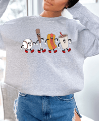 Hazel Blues® | Baseball Cartoon Graphic Sweatshirt - Hazel Blues®