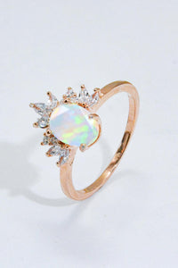 Hazel Blues® | Best Of Me 925 Sterling Silver Opal Ring - Hazel Blues®